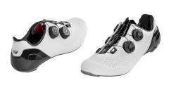 Force ROAD WARRIOR CARBON biele cyklistické tretry