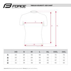 Force Triko funkční BREEZE krátký rukáv šedé