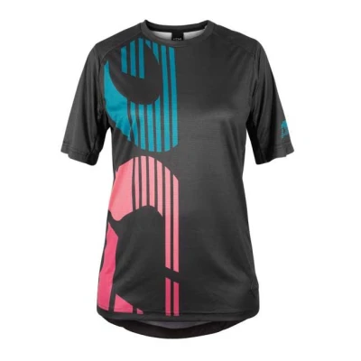 TSG Dres dámský Trio Jersey krátký rukáv Ocean Cedar Black