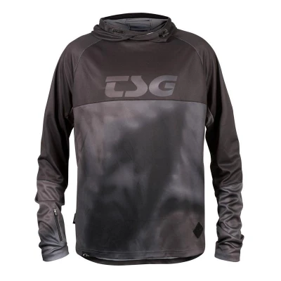 TSG Dres Trackz Jersey dlouhý rukáv černo-šedý pánský