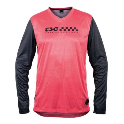 TSG Dres Waft Jersey dlouhý rukáv Gentle red