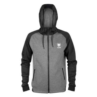 TSG Mikina Aero zip hoodie černo-šedá pánská