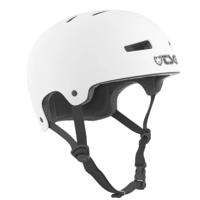 TSG Evolution Solid Color Satin White cyklistická přilba