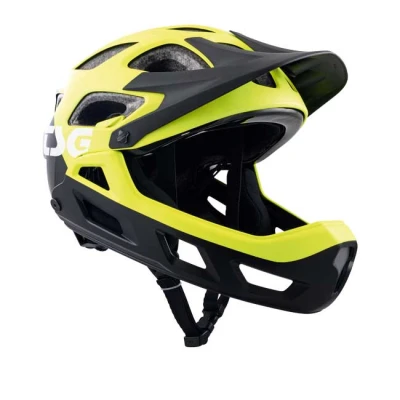 TSG Přilba Seek Youth FR Graphic Design Flow Black-Yellow