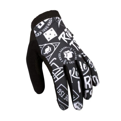 TSG Slim Gloves Sticky černo-bílé pánské cyklistické rukavice