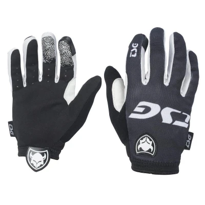 TSG Rukavice Slim Solid Black pánské cyklistické rukavice