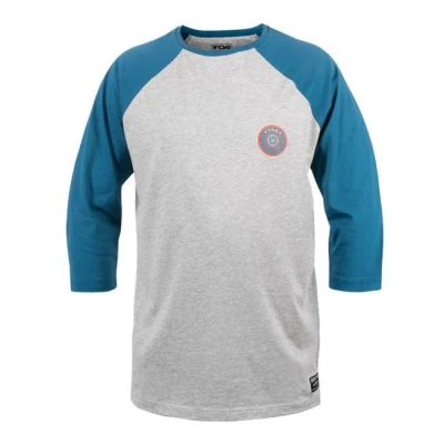 TSG Tričko Sk8 3/4 rukáv modro-šedé