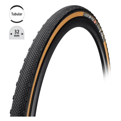 Tufo ELITE DRY PLUS 28"/32mm černo-béžová cyklokrosová galuska