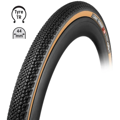 TUFO Plášť Gravel THUNDERO HD 700x44C,bezd.črn-béž TUFO Plášť Gravel THUNDERO HD 700x44C,bezd.črn-béž