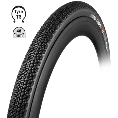 TUFO Plášť Gravel THUNDERO HD 700x48C, bezduš. črn TUFO Plášť Gravel THUNDERO HD 700x48C, bezduš. črn