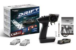 TURBO RACING 1/76 C65 DRIFT RC Car RTR (šedá)
