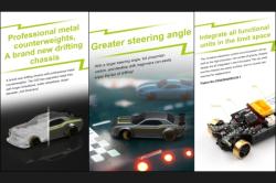 TURBO RACING 1/76 C65 DRIFT RC Car RTR (šedá)