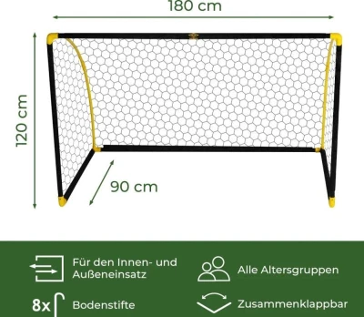 Umbro Fotbalová branka přenosná 180x90x120cm
