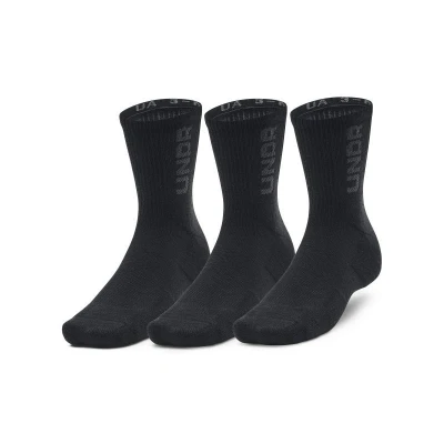 Under Armour 3 PACK-UA 3-Maker Mid-Crew-BLK ponožky