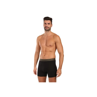 Under Armour 3 PACK-UA PERFORMANCE COTTON - SOLID 6 inch-BLK pánské boxerky