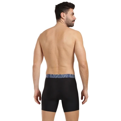 Under Armour 3 PACK-UA PERFORMANCE TECH MESH - SOLID 6 inch-BLK pánské boxerky