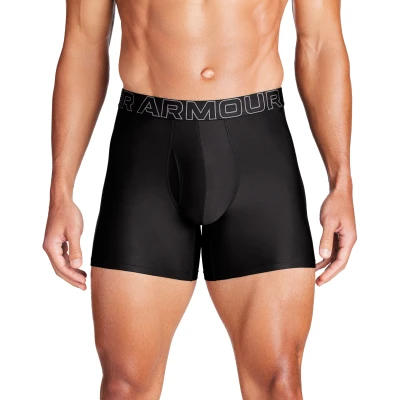 Under Armour 3 PACK-UA PERFORMANCE TECH- SOLID 6in-BLK pánské boxerky