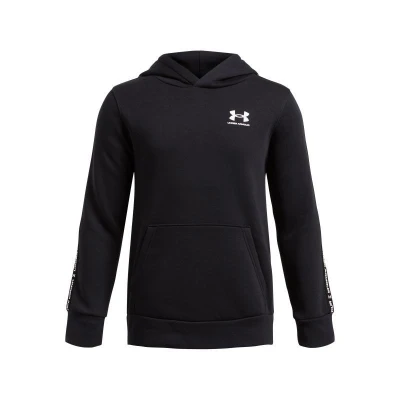 Under Armour B Icon Flc HD Taping-BLK chlapecká mikina s kapucí