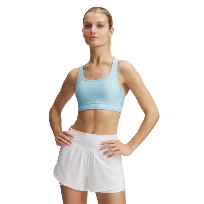 Under Armour Crossback Mid Bra-BLU dámská sportovní podprsenka