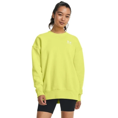 Under Armour Essential Fleece OS Crew-YLW dámská mikina