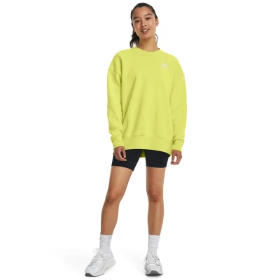 Under Armour Essential Fleece OS Crew-YLW dámská mikina