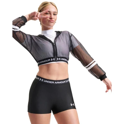 Under Armour HeatGear Mesh FZ-BLK dámská bunda