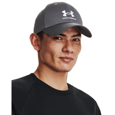 Under Armour Mens Branded Lockup Adj-GRY pánská kšiltovka