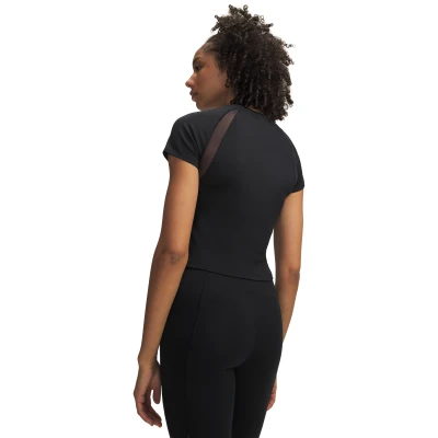 Under Armour Motion Mesh SS-BLK dámské tréninkové tričko