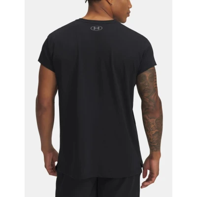 Under Armour Pjt Rock Cap Sleeve T-BLK pánské tričko