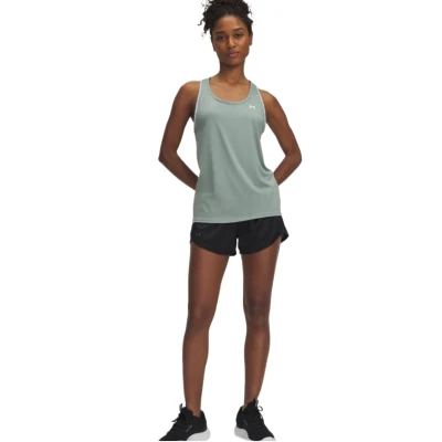 Under Armour Tech Play Up Shine Shorts-BLK dámské tréninkové kraťasy