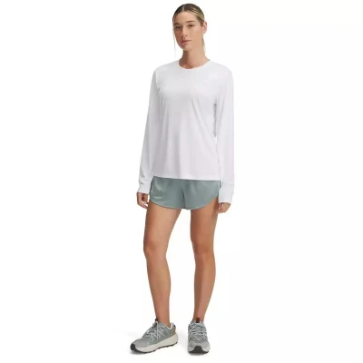 Under Armour Tech Play Up Shine Shorts-GRN dámské tréninkové kraťasy