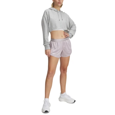 Under Armour Tech Play Up Shine Shorts-GRY dámské tréninkové kraťasy
