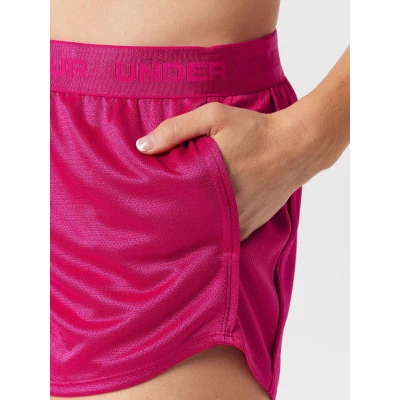 Under Armour Tech Play Up Shine Shorts-PPL dámské tréninkové kraťasy