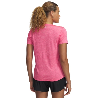 Under Armour Tech SSV- Twist-PNK dámské tréninkové tričko