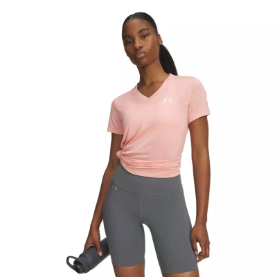 Under Armour Tech SSV- Twist-PNK dámské tréninkové tričko