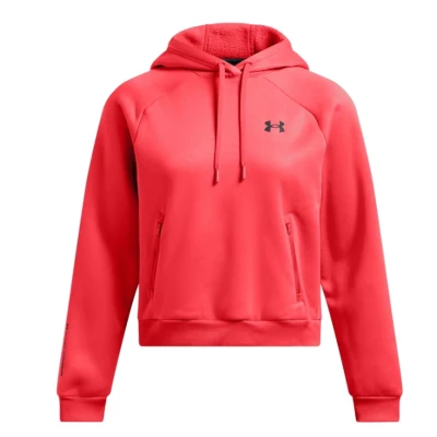 Under Armour UA Armour Flc Pro Hdy-RED dámská mikina s kapucí