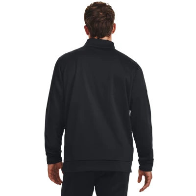 Under Armour UA Armour Fleece 1/4 Zip-BLK pánská mikina