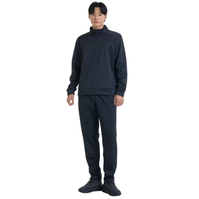 Under Armour UA Armour Fleece 1/4 Zip-BLK pánská mikina