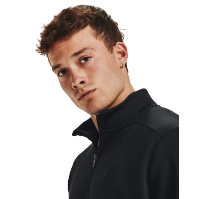 Under Armour UA Armour Fleece 1/4 Zip-BLK pánská mikina