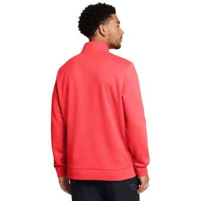 Under Armour UA Armour Fleece 1/4 Zip-RED pánská mikina