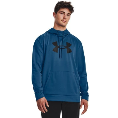Under Armour UA Armour Fleece Big Logo HD-BLU pánská mikina s kapucí