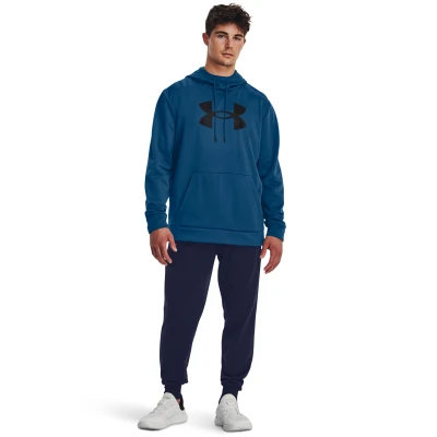 Under Armour UA Armour Fleece Big Logo HD-BLU pánská mikina s kapucí