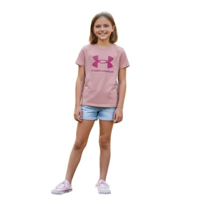 Under Armour UA BIG LOGO SS dívčí tričko