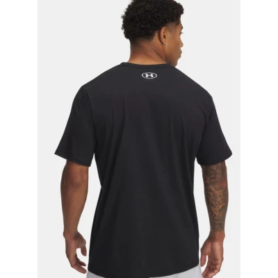 Under Armour UA CAMO CHEST STRIPE SS-BLK pánské tričko