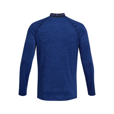 Under Armour UA CG Armour Twist Mock-BLU pánské kompresní tričko s dlouhým rukávem