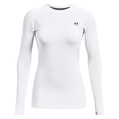 Under Armour UA CG Authentics Crew-WHT dámské tréninkové tričko s dlouhým rukávem