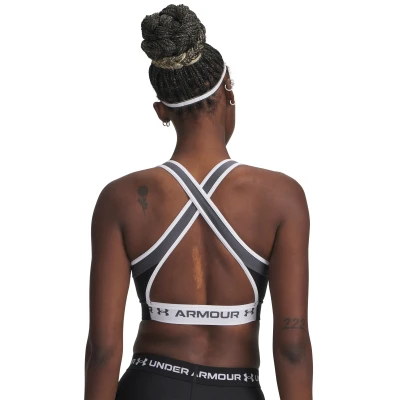 Under Armour UA Crossback Mid Open Back dámská sportovní podprsenka