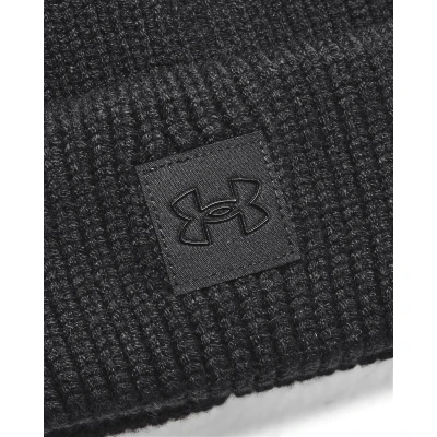 Under Armour UA Halftime Ribbed Pom-BLK dámská zimní čepice