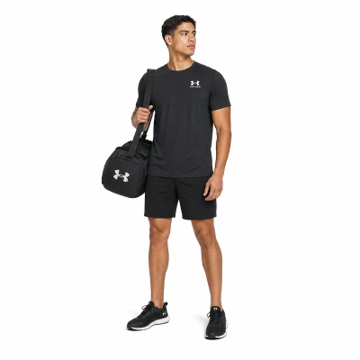 Under Armour UA Heatgear Fitted SS-BLK pánské kompresní tričko