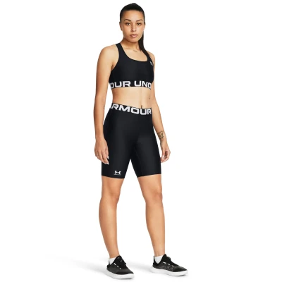 Under Armour UA HG 8in Short-BLK dámské tréninkové kraťasy